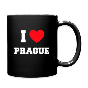 I Love Prague - Full Colour Mug - black - Right