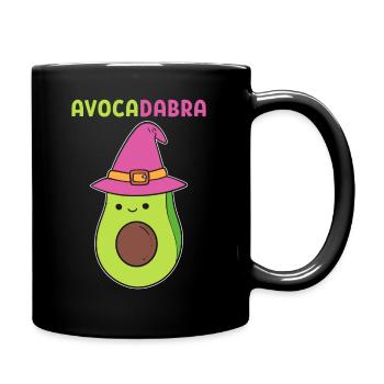 Avocadabra Zauberer - Tasse einfarbig - Schwarz - Rechts
