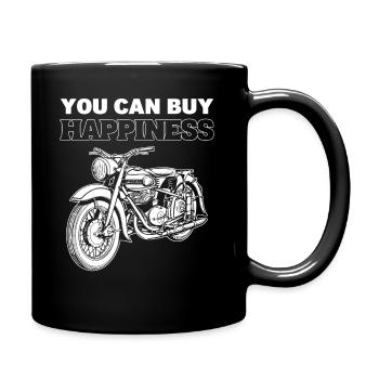 Vous pouvez acheter Happiness Motorcycle - Mug uni - noir - Droite