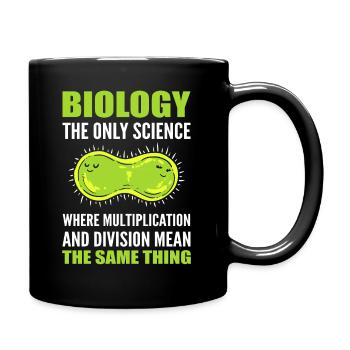 Funny Science Biology Research - Full Colour Mug - black - Right