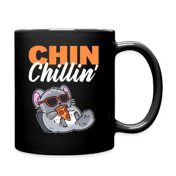Chin-Chillin' Zookeeper - Full Colour Mug - black - Right