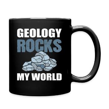 La géologie berce mon collectionneur de pierres du monde - Mug uni - noir - Droite