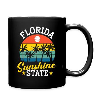 Summer Beach Lover Florida Sunshine State - Full Colour Mug - black - Right