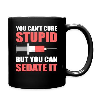 Funny Nursing Life Nurse - Full Colour Mug - black - Right