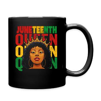 Juneteenth 1865 Remembering My Ancestors - Full Colour Mug - black - Right