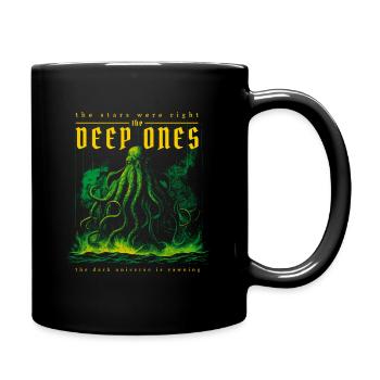 Monstre aux tentacules - Mug uni - noir - Droite