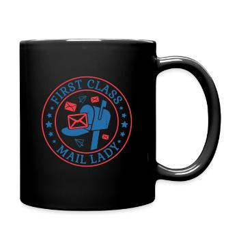 Postman Postman Postman Postman - Full Colour Mug - black - Right
