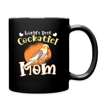Le meilleur amoureux des oiseaux Cockatiel Mom au monde - Mug uni - noir - Droite