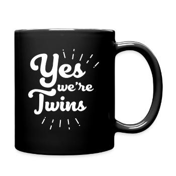 Twin Siblings Partner Gift pour les jumeaux - Mug uni - noir - Droite