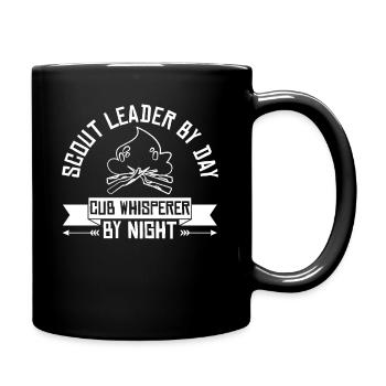 Cub Scout Design Für Einen Pfadfinderführer Und - Full Colour Mug - black - Right