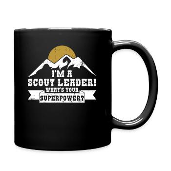 Pfadfinderleiter-design Für Einen Jungenmeister, - Full Colour Mug - black - Right