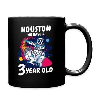 Cadeau 3 ans anniversaire garçon ou fille - Mug uni - noir - Droite