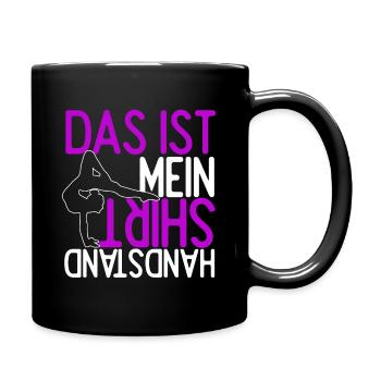 Das Ist Mein Handstand Shirt Sportverein Sport Han - Tasse einfarbig - Schwarz - Rechts