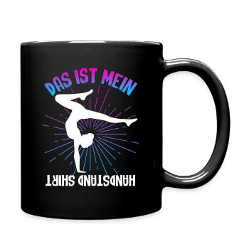 Das Ist Mein Handstand Shirt Trainer Sportverein T - Tasse einfarbig - Schwarz - Rechts