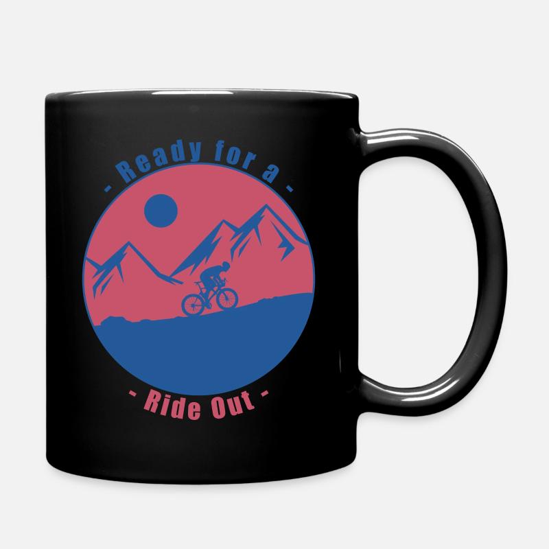 Ride Out - Fahrrad Liebe - Tasse einfarbig - Schwarz