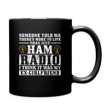 Amateurfunk-design Für Lizenzierte - Mug uni - noir - Droite
