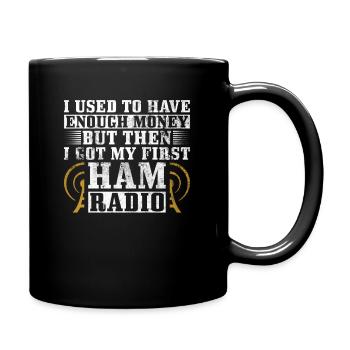 Amateurfunk-design Für Amateurfunk - Tasse einfarbig - Schwarz - Rechts