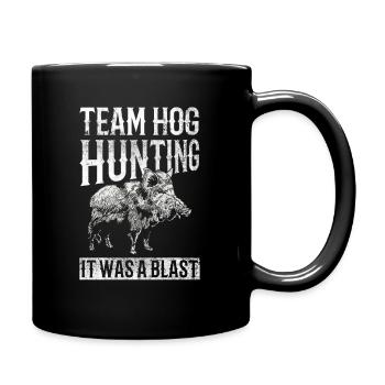 Schweinejagd-design Für Die Wildschweinjagd - Full Colour Mug - black - Right