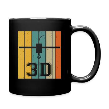 Seafood, crabs, crabs, mussels - Full Colour Mug - black - Right