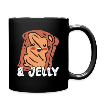 Petit déjeuner au beurre d’arachide sucré - Mug uni - noir - Droite