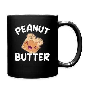 Petit déjeuner au beurre d’arachide sucré - Mug uni - noir - Droite