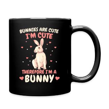 Lapin Lapin Animal Lapin - Mug uni - noir - Droite