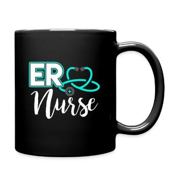 Infirmière d’urgence en salle d’urgence École de soins infirmiers médicaux - Mug uni - noir - Droite