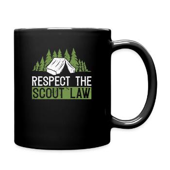 Cub Matser Design Für Einen Pfadfinderführer - Full Colour Mug - black - Right