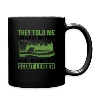 Cub Master Design Für Einen Pfadfinderführer - Full Colour Mug - black - Right