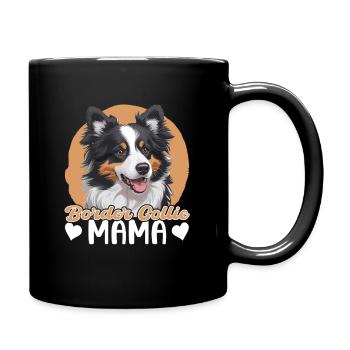 Border Collie Mama - Mug uni - noir - Droite