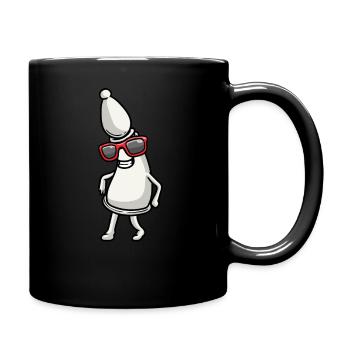 Dancing chess pieces Chess players - Full Colour Mug - black - Right