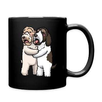 Petit Basset Griffon Vendéen Dog Lover - Mug uni - noir - Droite