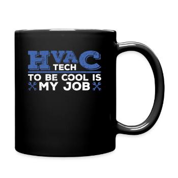 Hlk-techniker-design Für Eine Hlk-lüftungstechnik - Full Colour Mug - black - Right