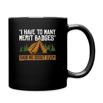 Cub Scouting Design Für Einen Pfadfinderführer - Mug uni - noir - Droite