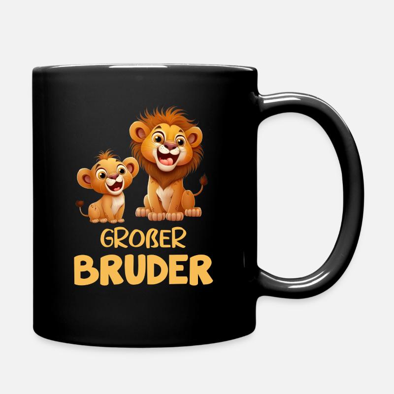 Großer Bruder - Tasse einfarbig - Schwarz