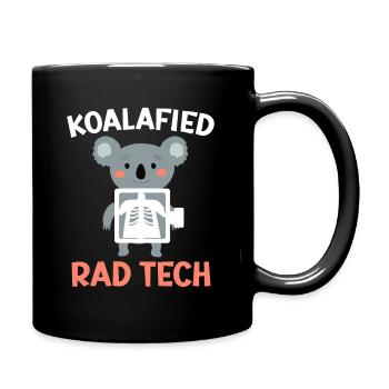 Je ne peux pas réparer stupide mais je peux le radiographier radiologue - Mug uni - noir - Droite