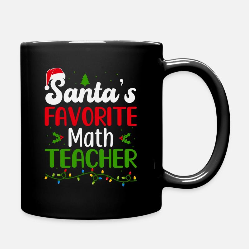 Le professeur de mathématiques préféré du Père Noël, Mathematik Christmas - Mug uni - noir