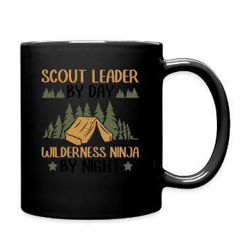 Pfadfinderführer Und Pfadfindermeister Design Für - Full Colour Mug - black - Right