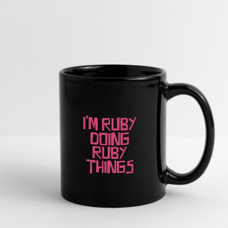 I'm Ruby doing Ruby things Tasse einfarbig