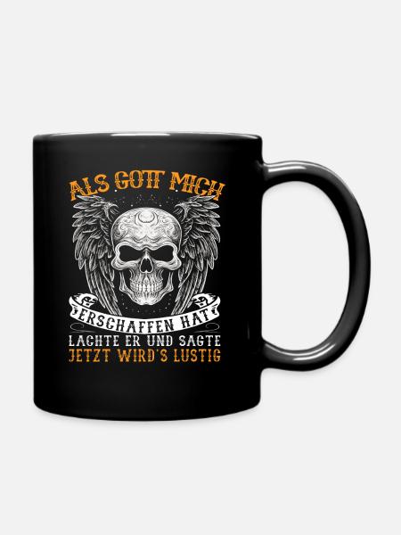 Motorrad | Motorradfahrer & Biker Spüche - Tasse einfarbig - Schwarz