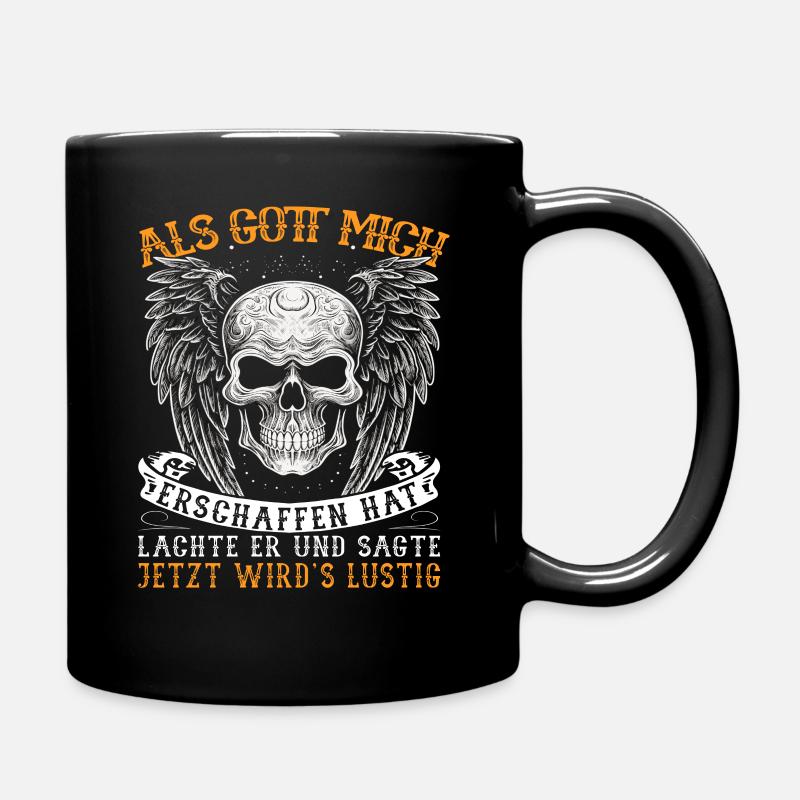 Motorrad | Motorradfahrer & Biker Spüche - Tasse einfarbig - Schwarz