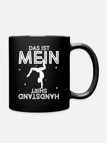 Turnen Gymnsatik Handstand Trainer Sportverein Tur - Tasse einfarbig - Schwarz