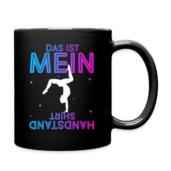 Turnen Turntrainer Gymnsatik Sportverein Sport Han - Tasse einfarbig - Schwarz - Rechts