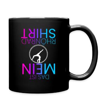Das Ist Mein Rhönrad Shirt Trainer Sportverein Tur - Tasse einfarbig - Schwarz - Rechts