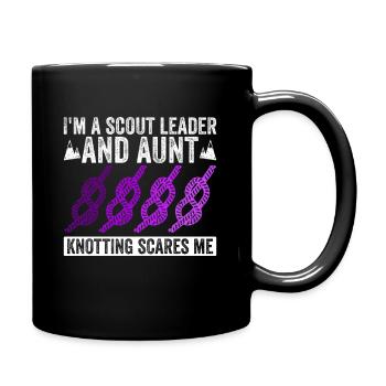 Pfadfindertante Design Für Eine - Full Colour Mug - black - Right