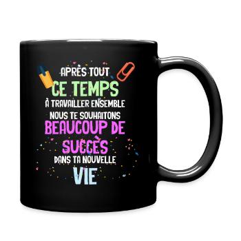 Collègue Cadeau Départ pour Collègue Apprécié - Mug uni - noir - Droite