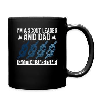 Pfadfinder-vater-design Für Einen - Full Colour Mug - black - Right