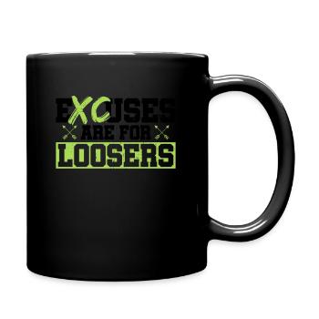 Cross-country-laufdesign Für Einen Xc-läufer - Full Colour Mug - black - Right