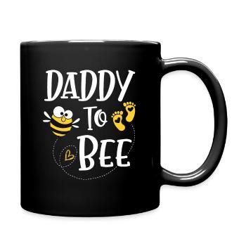Daddy To Bee Funny Fathers Day - Full Colour Mug - black - Right