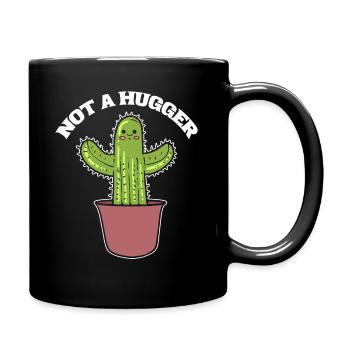 Pas un solitaire câlin - Mug uni - noir - Droite